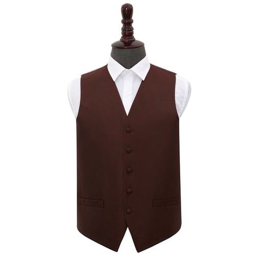 Greek Key Waistcoat - Burgundy, 40'