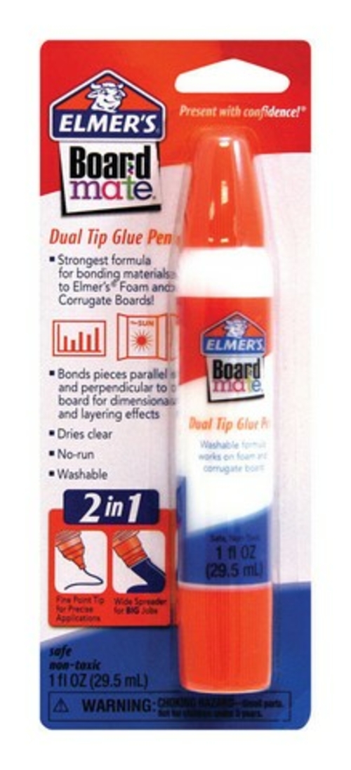 Elmers E140 Boardmate 1 oz Dual Tip Glue Pen