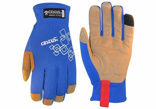 Cestus 6013 M GenU Ez-Fit Blue Glove, Medium