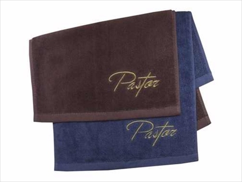 Swanson Christian Supply 04408X Towel Pastor Navy