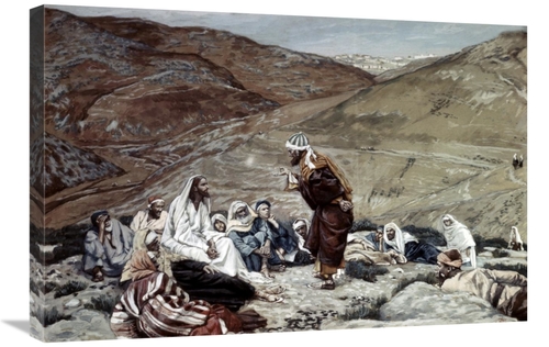 Global Gallery GCS-280398-30-142 30 in. Lawyer Standing Up & Tempting 