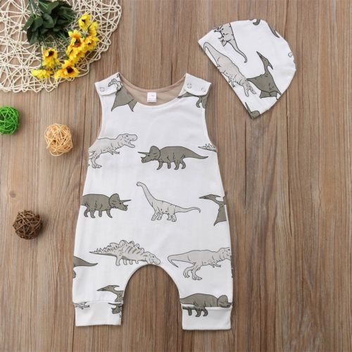 Newborn Child Baby Boy Girl Cotton Romper Clothes