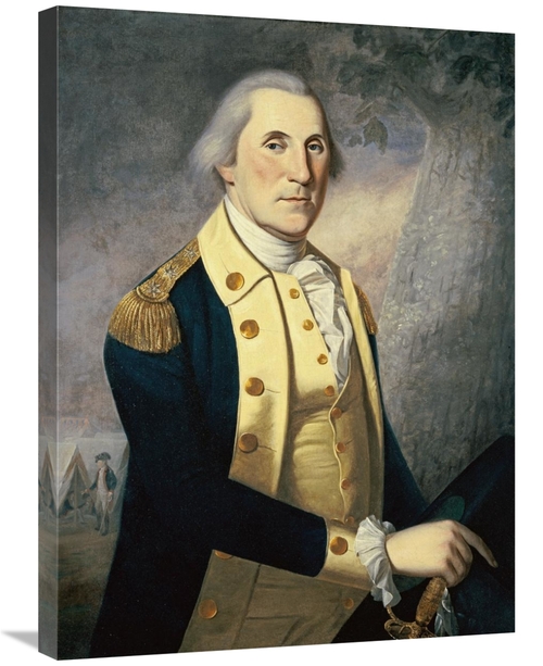 Global Gallery GCS-268368-30-142 30 in. Portrait of George Washington 