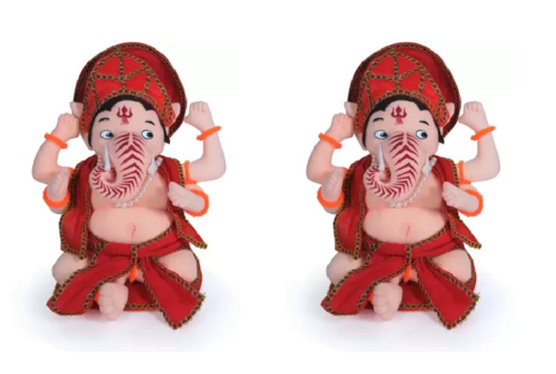 Bal Ganesh Plush Toy for Kids PACK OF 2