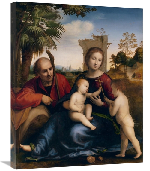 Global Gallery GCS-456182-2228-142 22 x 28 in. The Rest on the Flight 