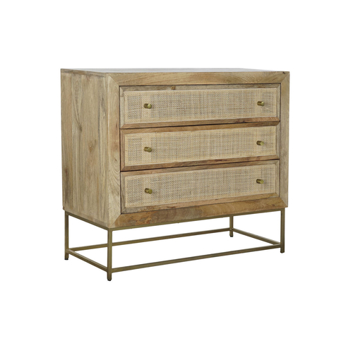 Chest of drawers DKD Home Decor Natural Mango wood Modern 90 x 40 x 81