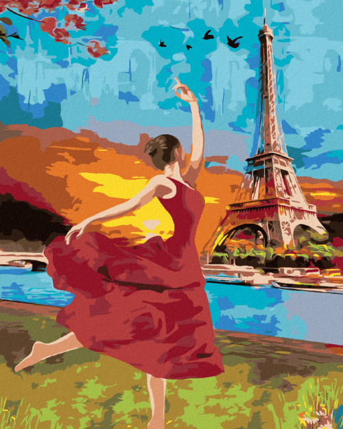 Paint by Numbers - DANCE AT THE EIFFEL TOWER