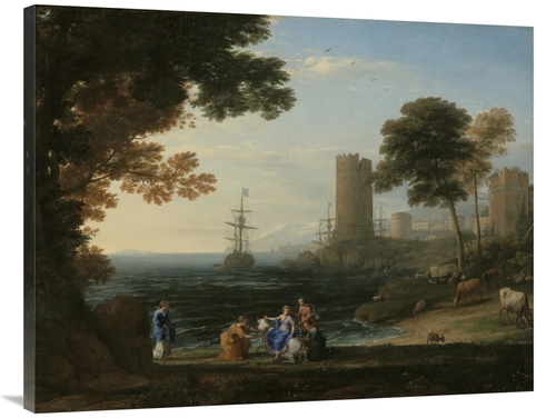 Global Gallery GCS-459986-3040-142 30 x 40 in. Coast View with the Abd