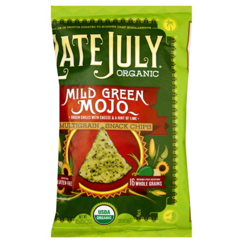 LATE JULY CHIP MLTIGRN GRNMOJO ORG-5.5 OZ -Pack of 12