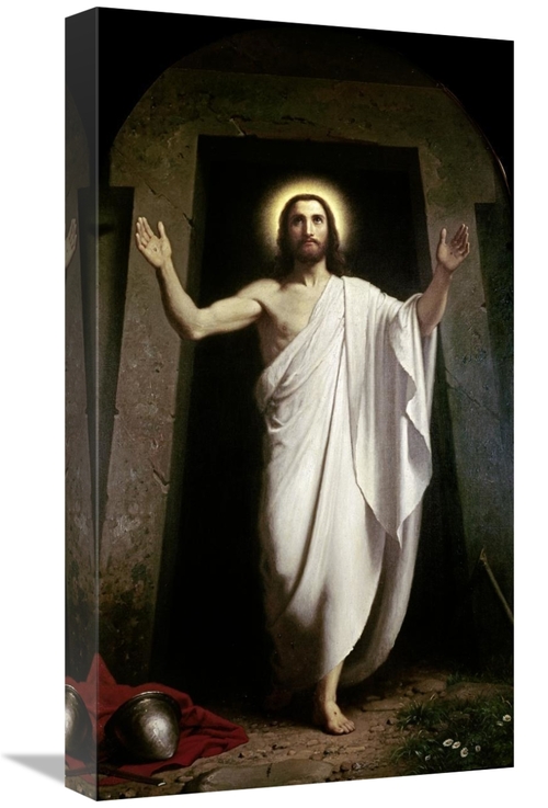Global Gallery GCS-281986-22-142 22 in. The Resurrection Art Print - A
