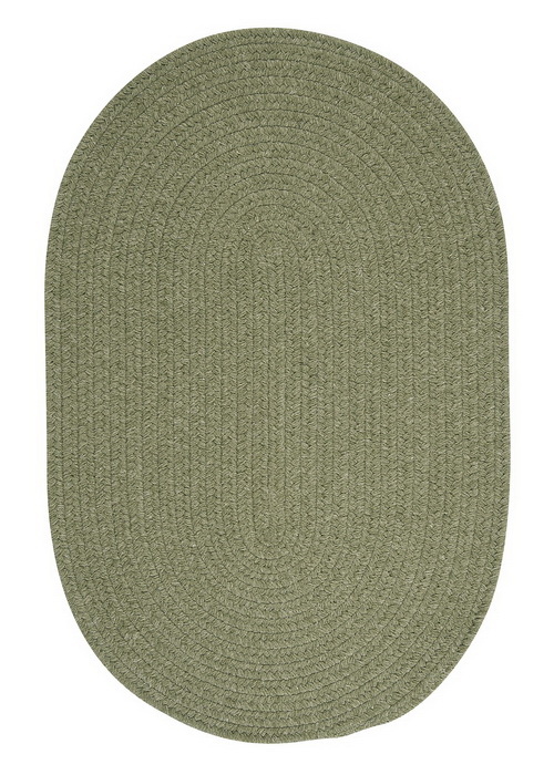 Colonial Mills Rug WL10R048X048 Bristol - Palm 4 ft. round Braided Rug