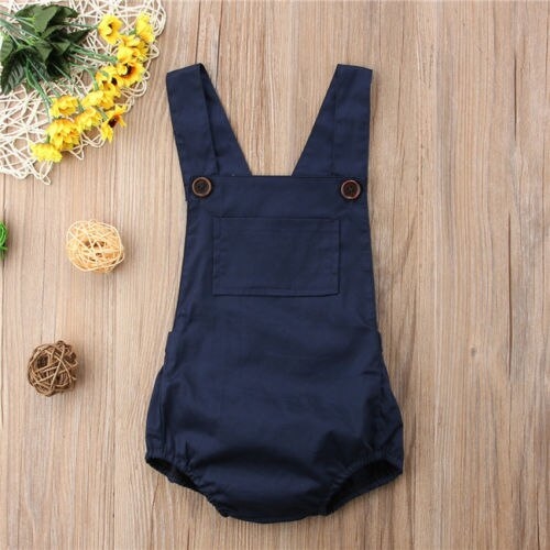 Newborn Kid Baby Girl Infant Jumpsuit Bodysuit