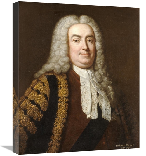 Global Gallery GCS-267500-22-142 22 in. Portrait of Sir Robert Walpole