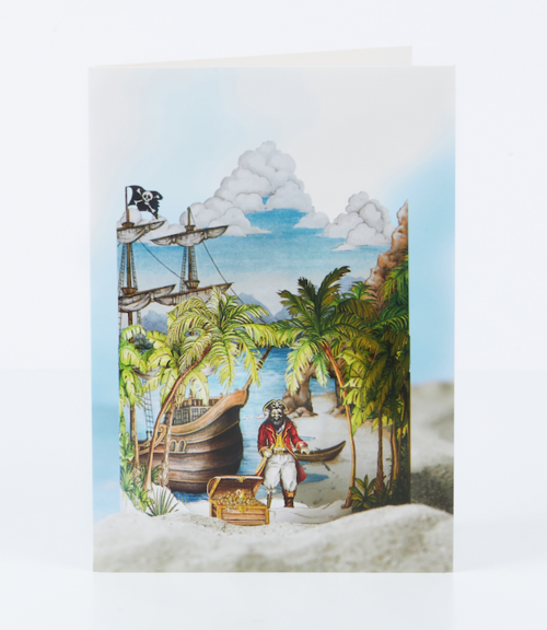 Ducklingcards 3D Greeting Cards - Treasure Island