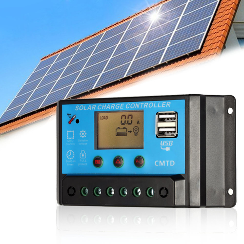 LCD Solar Charge Controller Auto Regulator