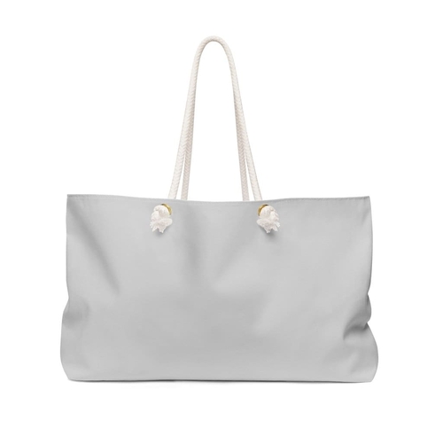 Weekender Tote Bag - Light Grey