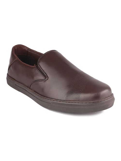 Brown Slip On Shoes