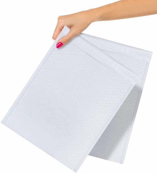 100 Pack Poly Bubble Mailers 8.5 x 12 Airjackets Padded Envelopes 8