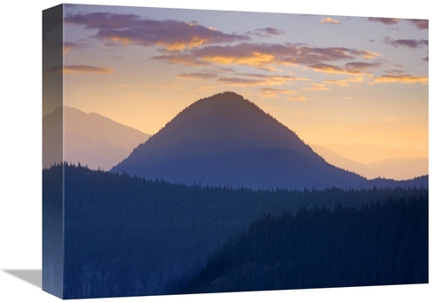 Global Gallery GCS-396864-1216-142 12 x 16 in. Mount Rainier From Sunr