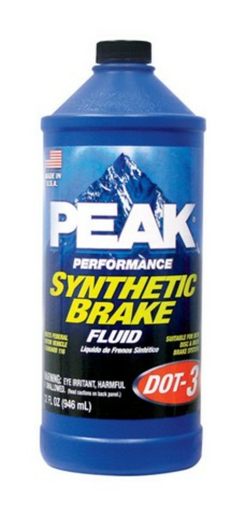 Peak PBF032D3-02 32 oz Performance Dot 3 Brake Fluid