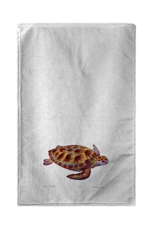 Betsy Drake BT044 Green Sea Turtle Beach Towel - 30 x 50 in.