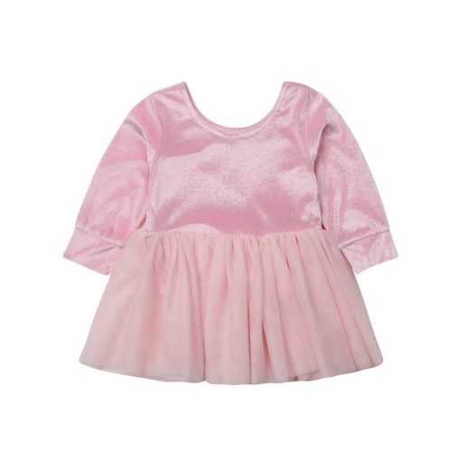 Baby Velvet Winter Tulle Bodysuit Newborn Baby