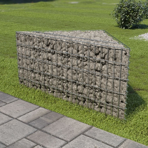 Gabion Raised Bed Galvanized Steel 29.5"x29.5"x19.7"