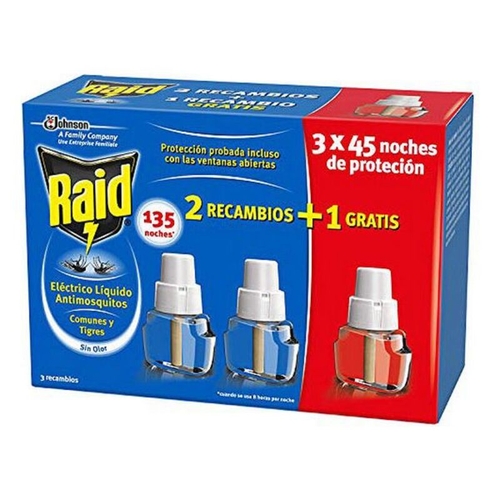 Anti-mosquito Refill Raid J309467 (3 uds)
