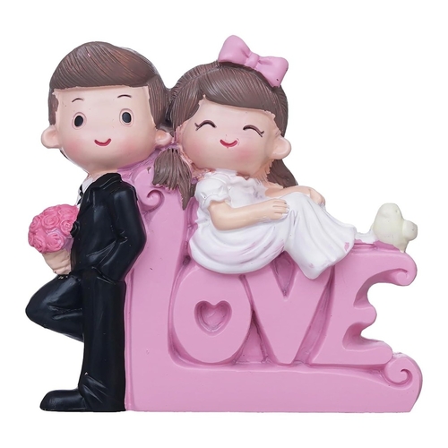 Cute Couple Love Decorative Showpiece - Valentine Gift for Girlfriend,