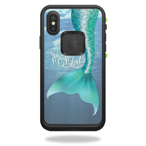 MightySkins LIFIPX-im really a mermaid Skin for Lifeproof Fre iPhone X