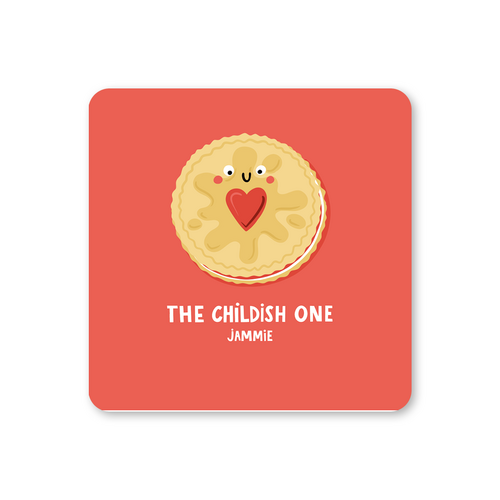 Jammie Dodger Congratulations Funny Biscuit Coaster (Pack of 6)