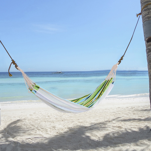 Outsunny 83"x59" Double Hammock Bed Sun Bed Lounge Garden Camping