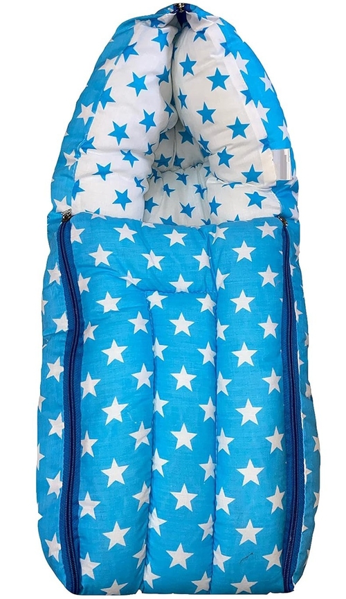 Kid’s Charm Milky Star 3 in 1 Baby's Cotton Bed Cum Carry Bed New Born