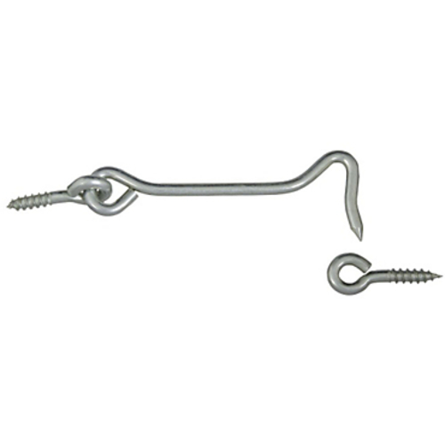 Stanley National Hardware N226-373 4 in. Zinc Plated Hooks & Eyes