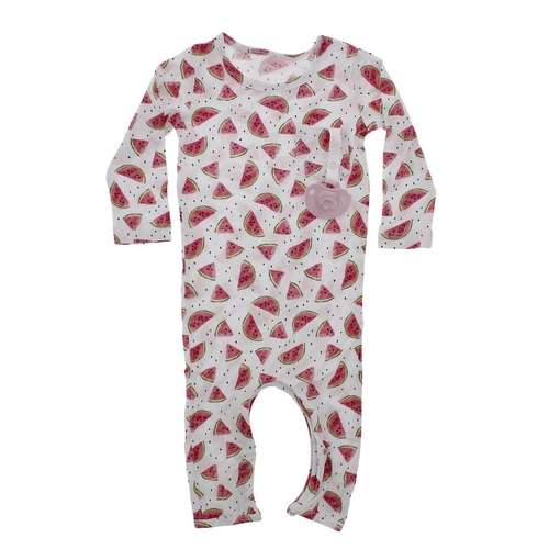 One in a Melon - Doodalou Bamboo Baby Romper - 3 - 6 Months