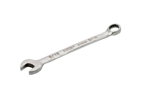 Aven 21187-0916 Stainless Steel Combination Wrench - 0.56 Inch