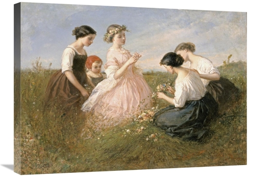 Global Gallery GCS-266157-30-142 30 in. The Flower Garland Art Print -