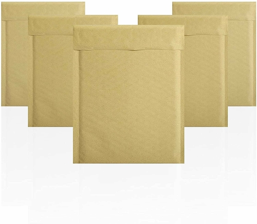 Pack of 10 Natural Brown Bubble Mailers 14.25 x 19 Kraft Paper Cushion