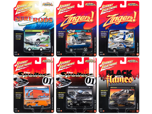 Street Freaks 2017 Release 1C Set of 6 cars 1/64 Diecast Model Cars by