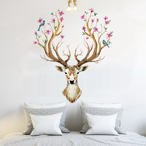 1 Pc Beautiful Removable Wall Sticker Sika Deer