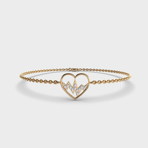 Heartbeat Diamond Bracelet