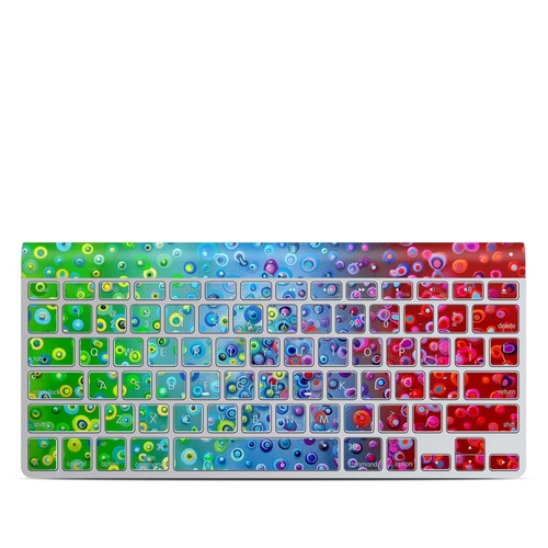 DecalGirl AKBT-BUBL Apple Wireless Keyboard Skin - Bubblicious