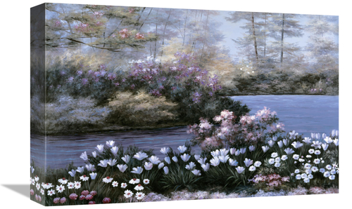 Global Gallery GCS-126365-1218-142 12 x 18 in. Blooming Isle Art Print