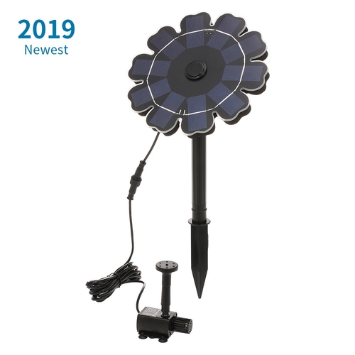 2.5W Solar Fountain Pump for Bird Bath Flower