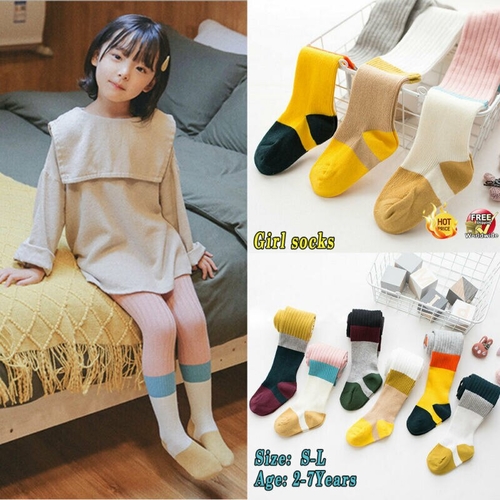 2 7Y Toddler Baby Girl Kid Tights Leggings Knee