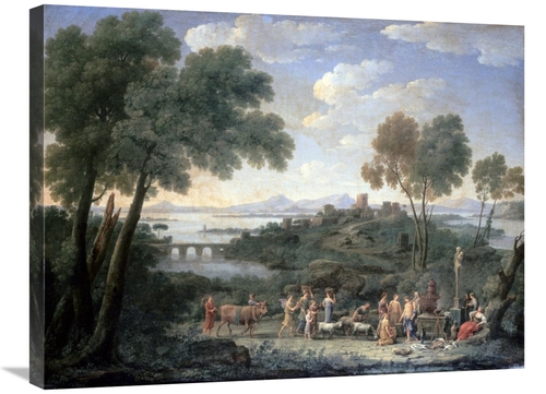 Global Gallery GCS-278236-30-142 30 in. Italian Landscape with Sacrifi