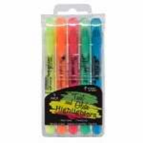 Christian Art Gifts 362079 Highlighter Set-Twist & Glide-Set of 5