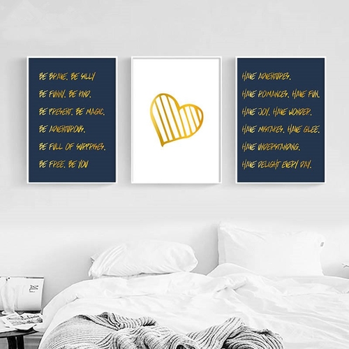 Motivation Quote Wall Art Canvas Poster