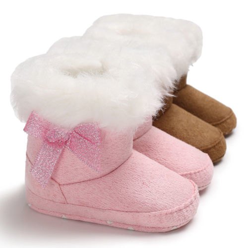 Baby Girl Boy Warm Boots Booties Infant Toddler