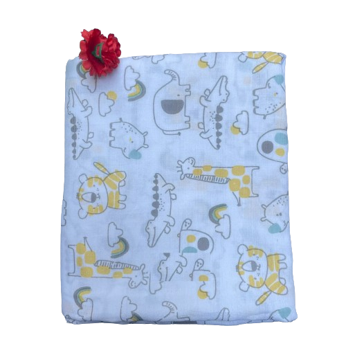 100% Cotton Muslin Baby Swaddle /Wrapper for 0-24 Month+ Size -150x100